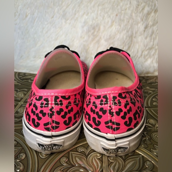 Vans Pink and Black Leopard Sneakers size 3 - Picture 11 of 16